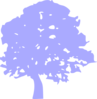 Blue Tree Sihlouette Clip Art