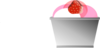Strawberries And Ice Cream Clip Art