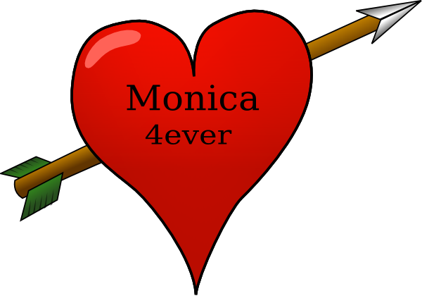 Monica 4ever Clip Art at Clker.com - vector clip art online, royalty free &  public domain