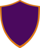 Purple Gold Crest Clip Art