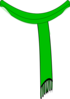 Scarf Green Clip Art