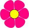 Pink Flower Power Clip Art
