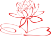 Red Flower Lotus Clip Art