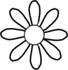 White Flower Clip Art