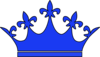 Queen Crown Royal Blue Clip Art
