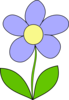 Purple Flower 14 Clip Art