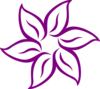 Purple Pink Flower Clip Art