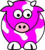 Pink Cow Clip Art