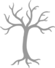 Gray Tree Clip Art