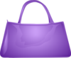 Purple Handbag Clip Art