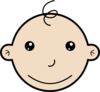 Smiling Baby Clip Art