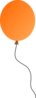 Orange Balloon Clip Art