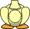 Yellow Duck Body Clip Art