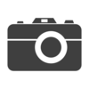 Grey Camera Icon Clip Art