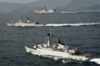 Uss Rueben James Along With Pakistan Navy Ship (pns) Shahjahan And Pns Tippi Sultan Are Currently Participating In Exercise Inspired Siren 2002. Clip Art