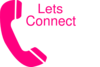 Telephone Lets Connect Clip Art