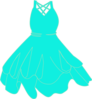 Blue Ish Dress Clip Art