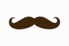 Brown Mustache Clip Art