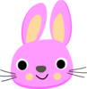 Pink Bunny  Clip Art