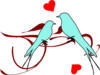 Lovebirdsturquoise Clip Art