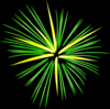 Green Fireworks Clip Art