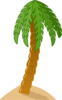 Island Palm Tree Clip Art