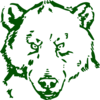 Green Polar Bear Clip Art