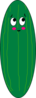 Green Shy Clip Art