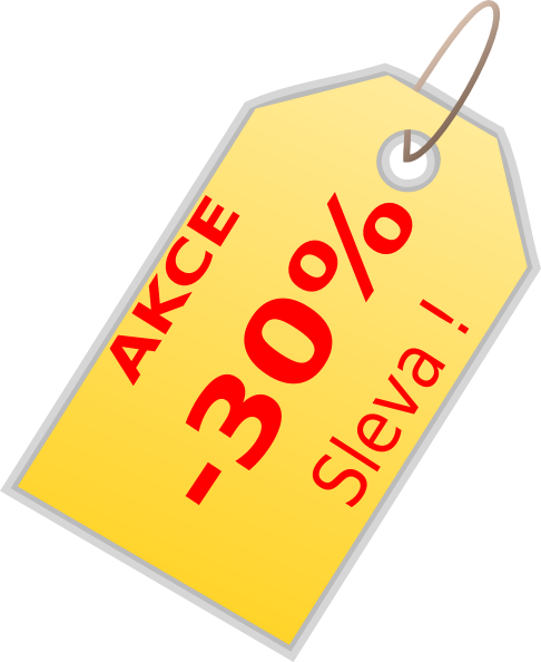 Sleva 30 Akce 1 Clip Art at Clker.com - vector clip art online, royalty  free & public domain