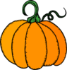 Pumpkin Simple Clip Art