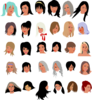 Female Faces Clip Art