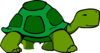 Green Turtle No Penis Clip Art