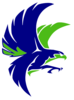 Whs Falcon - Navy Clip Art