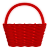 Red Basket Clip Art