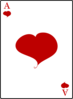 Ace Of Hearts Clip Art