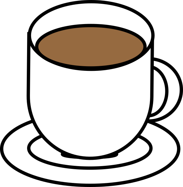 Simple Coffee Cup Clip Art at Clker.com - vector clip art online, royalty  free & public domain