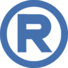 Registered  Trademark Blue Clip Art