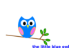 Blue Owl Clip Art