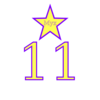 Number 11 Chart For 2021 Clip Art