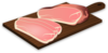 Sliced Ham Cutting Board Clip Art