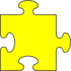 Yellow Puzzle Piece Clip Art