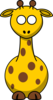 Giraffe With No Eyes Clip Art
