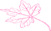 Larger Leaf Pink Clip Art