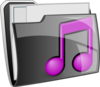Music Folder Icon Clip Art