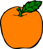 Orange Apple Clip Art