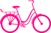 Bicycle - Pink Clip Art