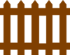 Brown Fence Clip Art