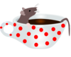Dotted Teapot  Clip Art