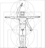 Vitruvian Man Groot Clip Art