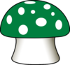Green Mushroom Clip Art